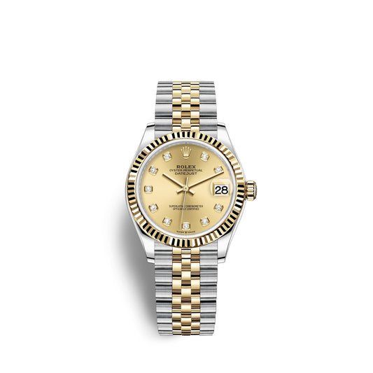 Datejust 31, Oystersteel and 18K Yellow Gold, Ref# 278273-0026
