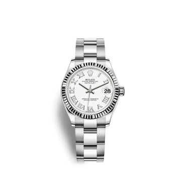 Datejust 31, Oystersteel and 18K White Gold, Ref# 278274-0009