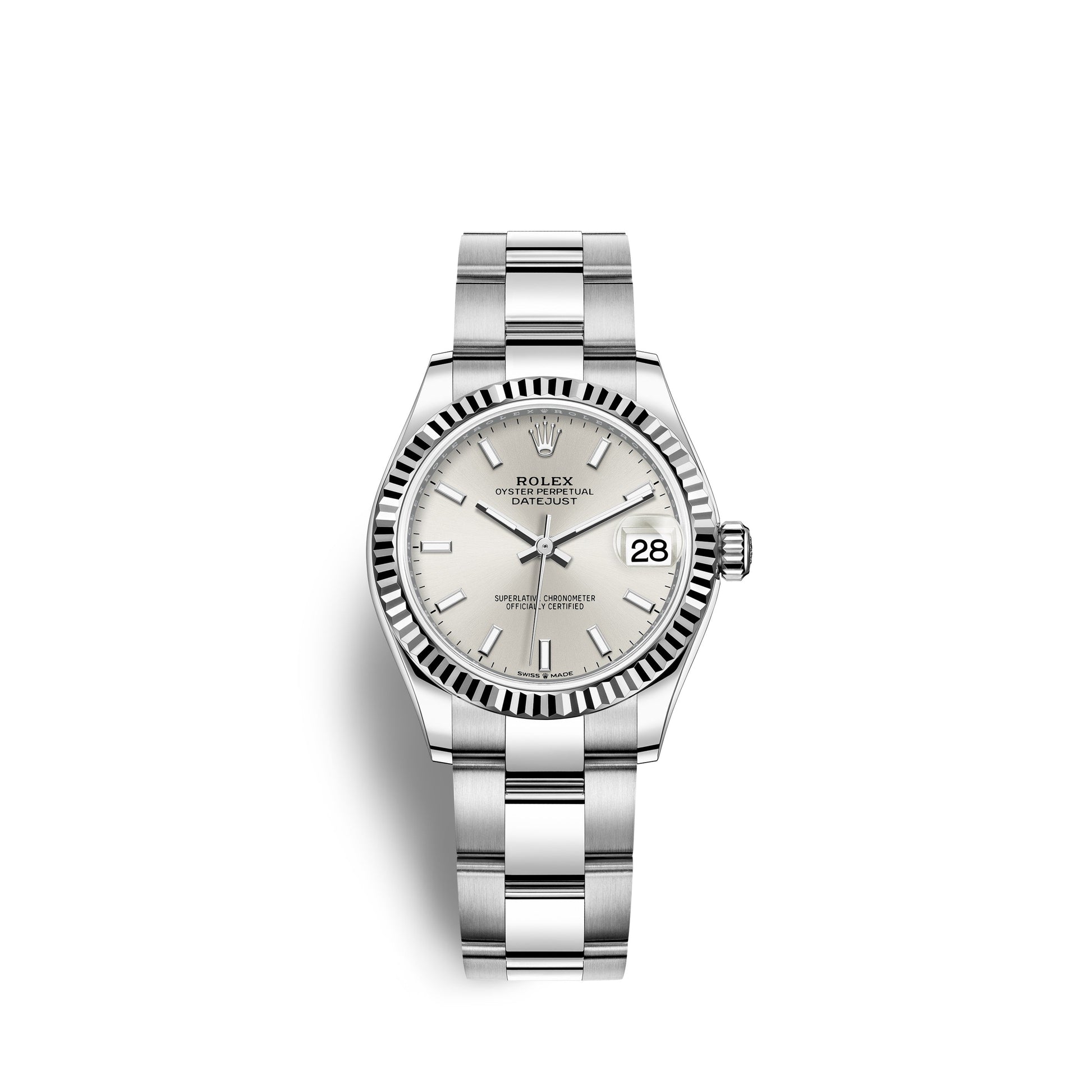 Datejust 31, Oystersteel and 18K White Gold, Ref# 278274-0011