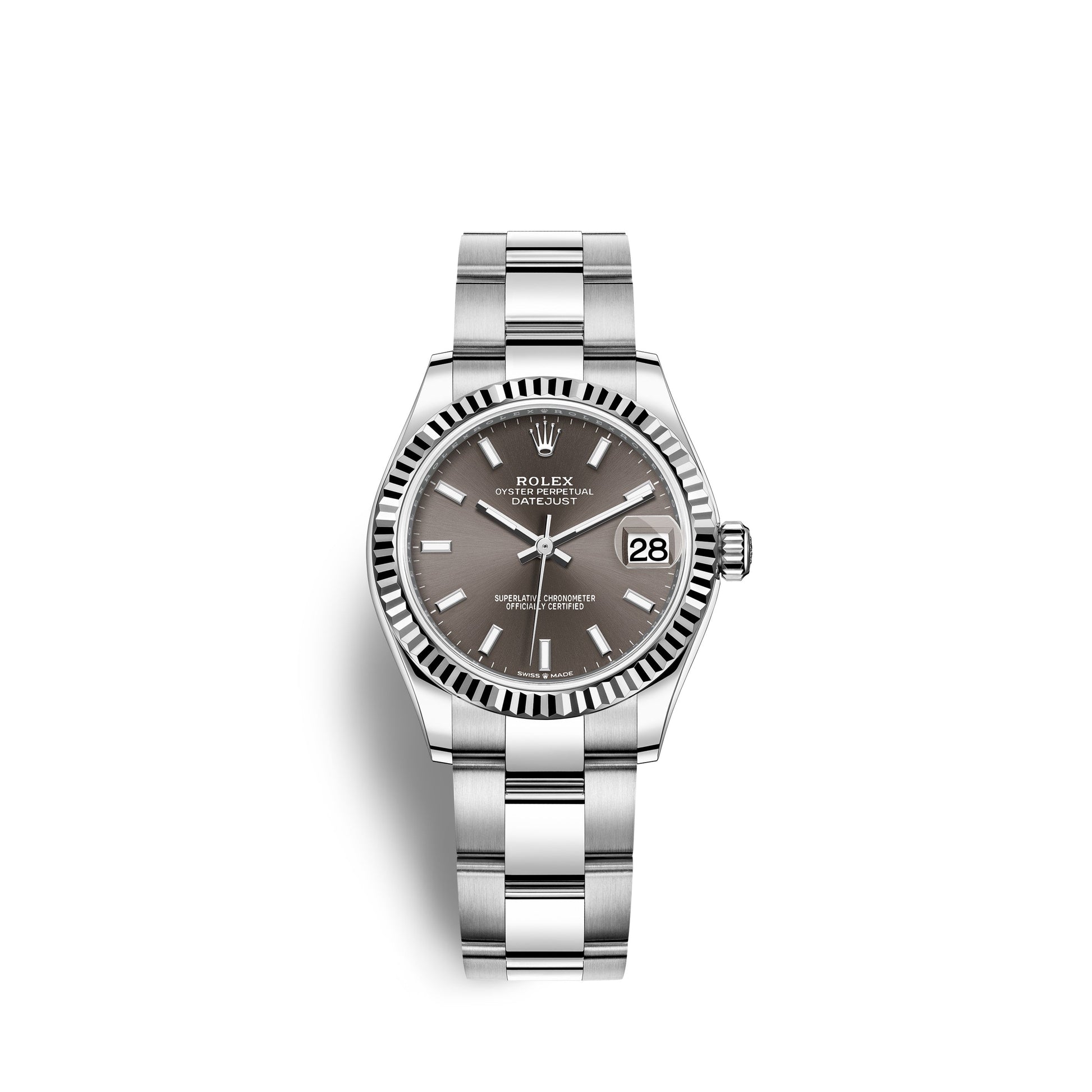 Datejust 31, Oystersteel and 18K White Gold, Ref# 278274-0015