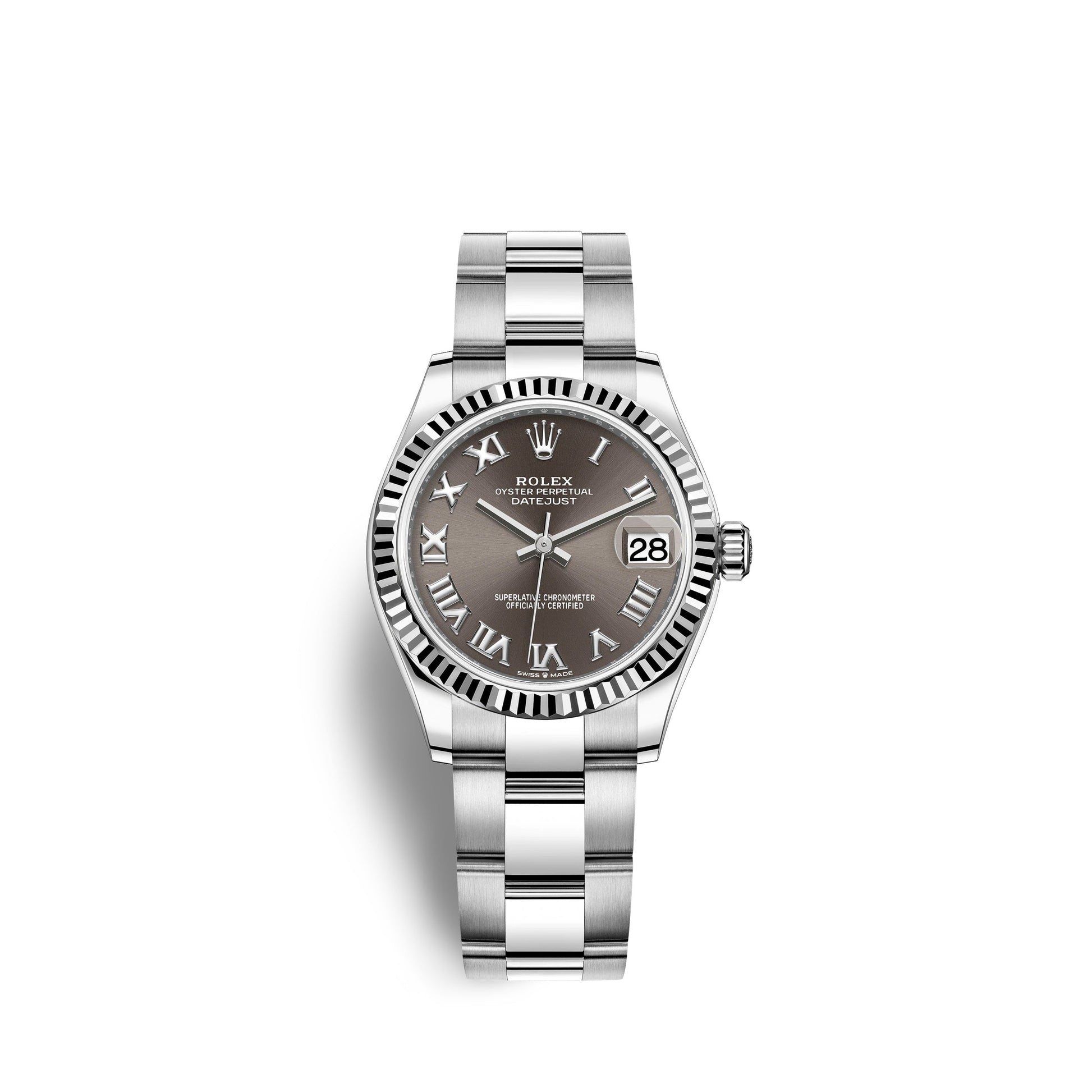 Datejust 31, Oystersteel and 18K White Gold, Ref# 278274-0021