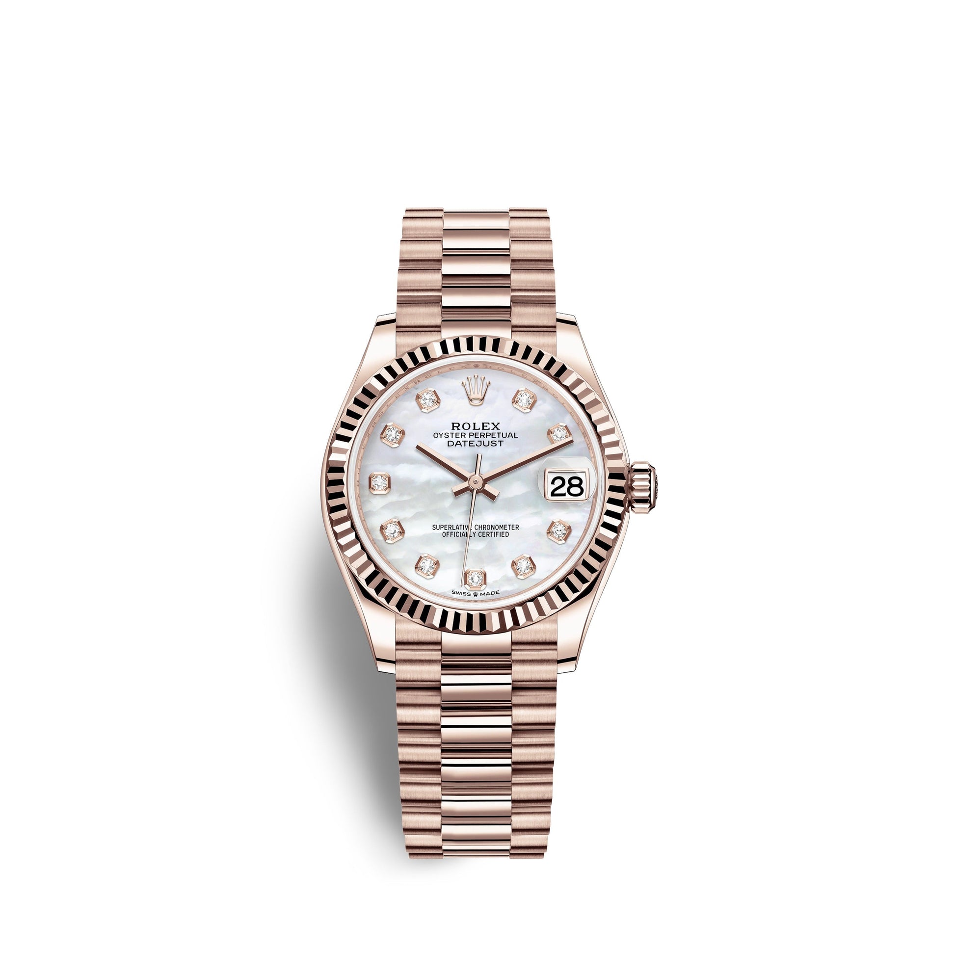 Datejust 31, 18K Everose Gold, Ref# 278275-0009