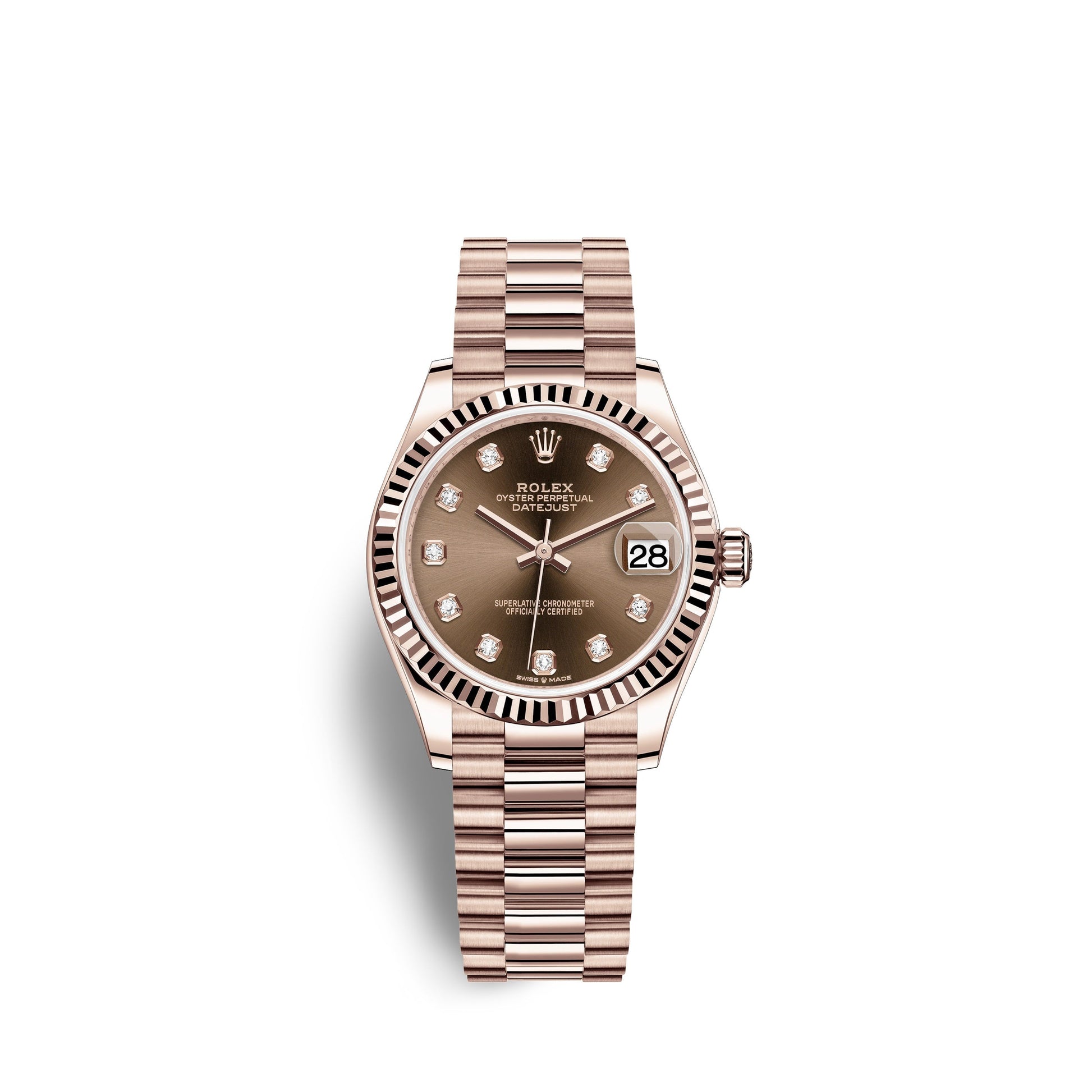 Datejust 31, 18K Everose Gold, Ref# 278275-0010