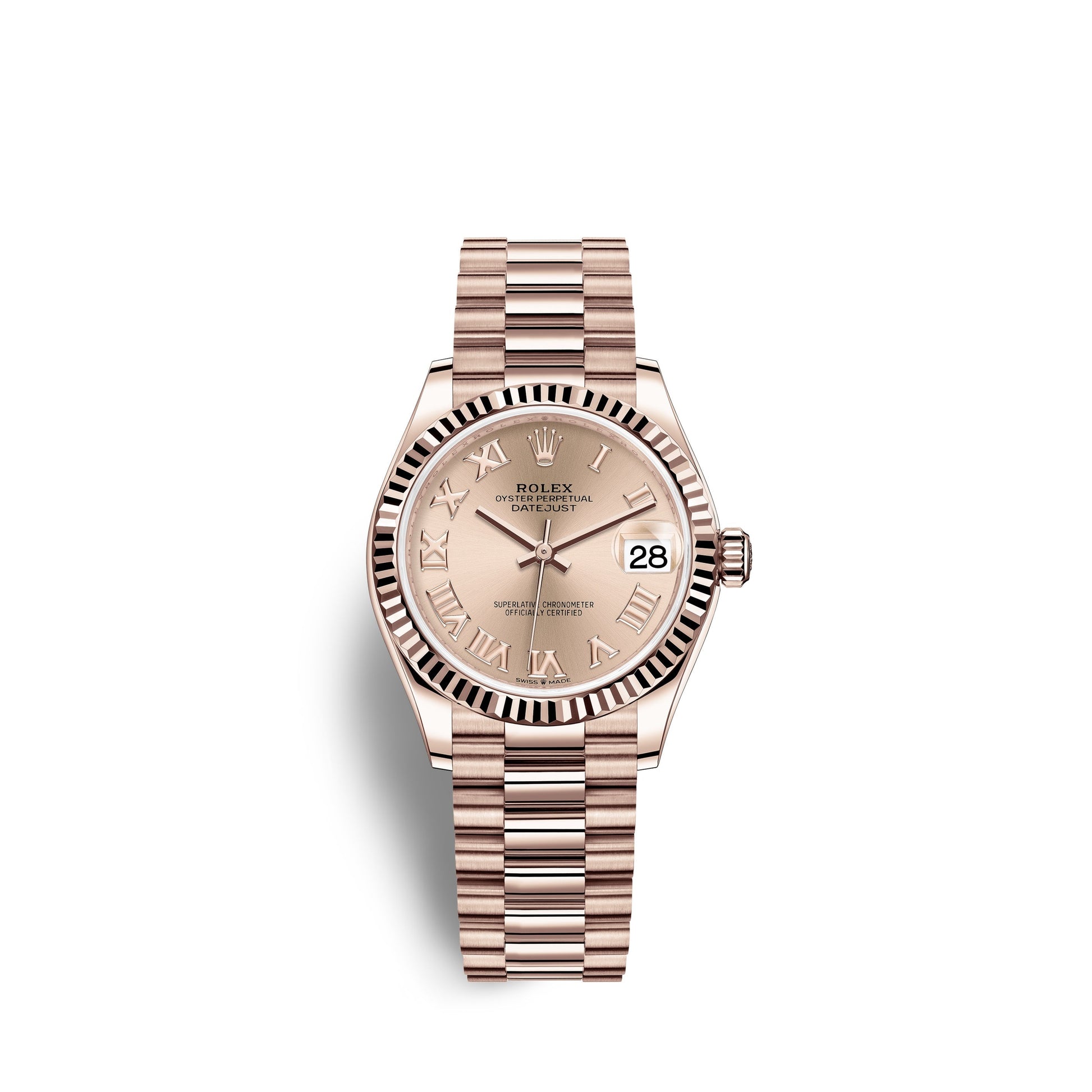 Datejust 31, 18K Everose Gold, Ref# 278275-0035