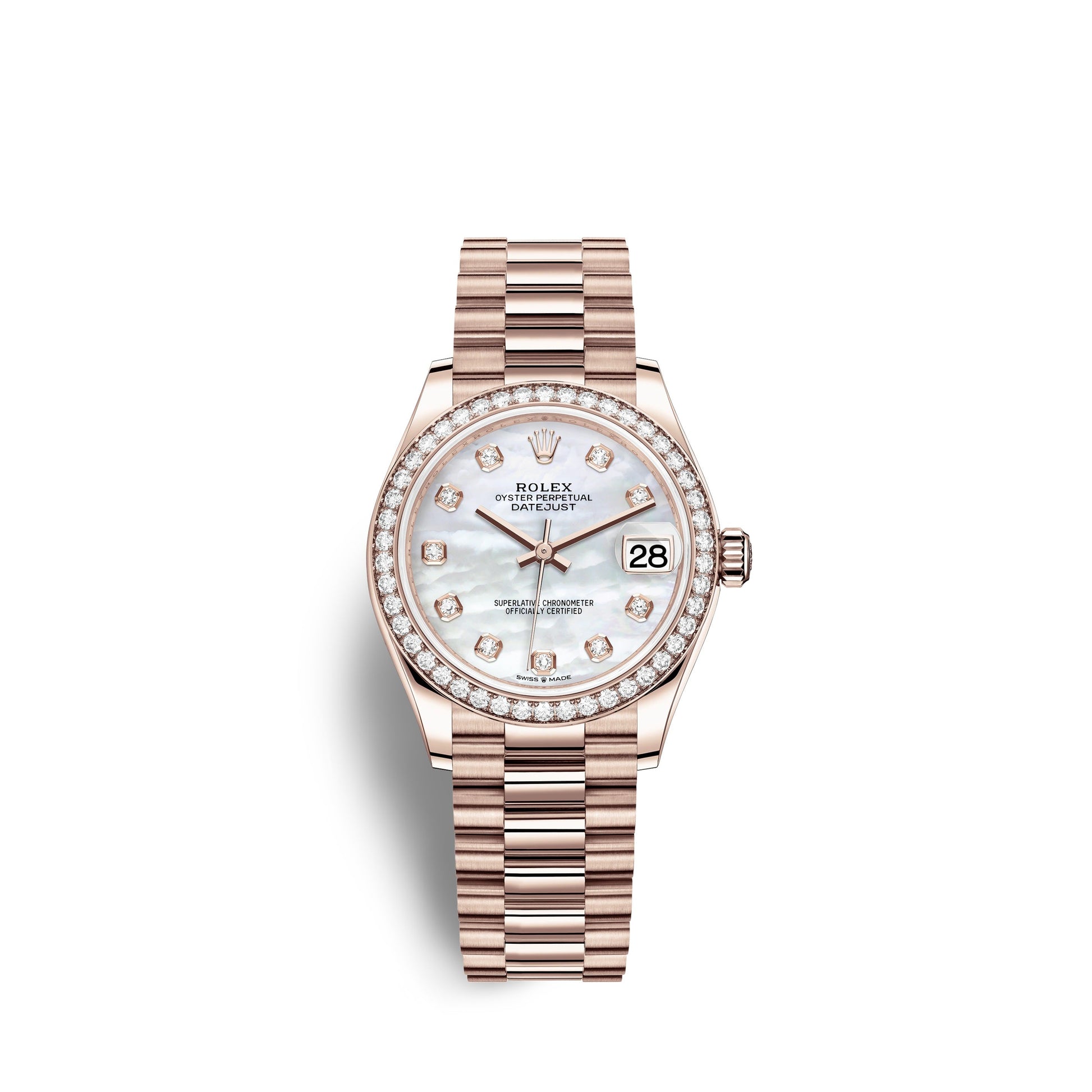 Datejust 31, 18Kt Everose Gold, Ref# 278285RBR-0005