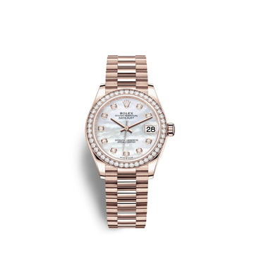 Datejust 31, 18Kt Everose Gold, Ref# 278285RBR-0005