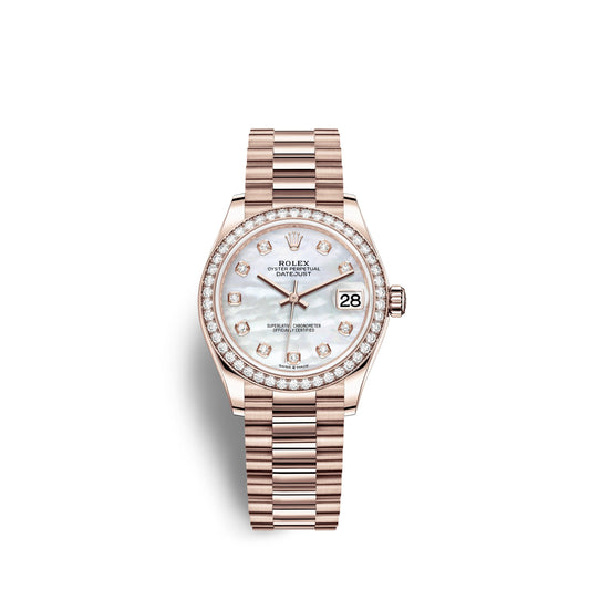 Datejust 31, 18Kt Everose Gold, Ref# 278285RBR-0005