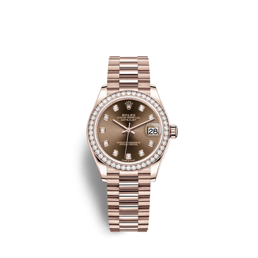 Datejust 31, 18Kt Everose Gold, Ref# 278285RBR-0006