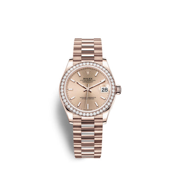 Datejust 31, 18Kt Everose Gold, Ref# 278285RBR-0018