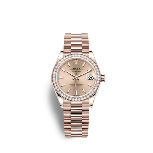 Datejust 31, 18Kt Everose Gold, Ref# 278285RBR-0018
