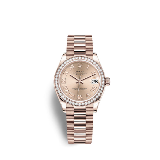 Datejust 31, 18Kt Everose Gold, Ref# 278285RBR-0029