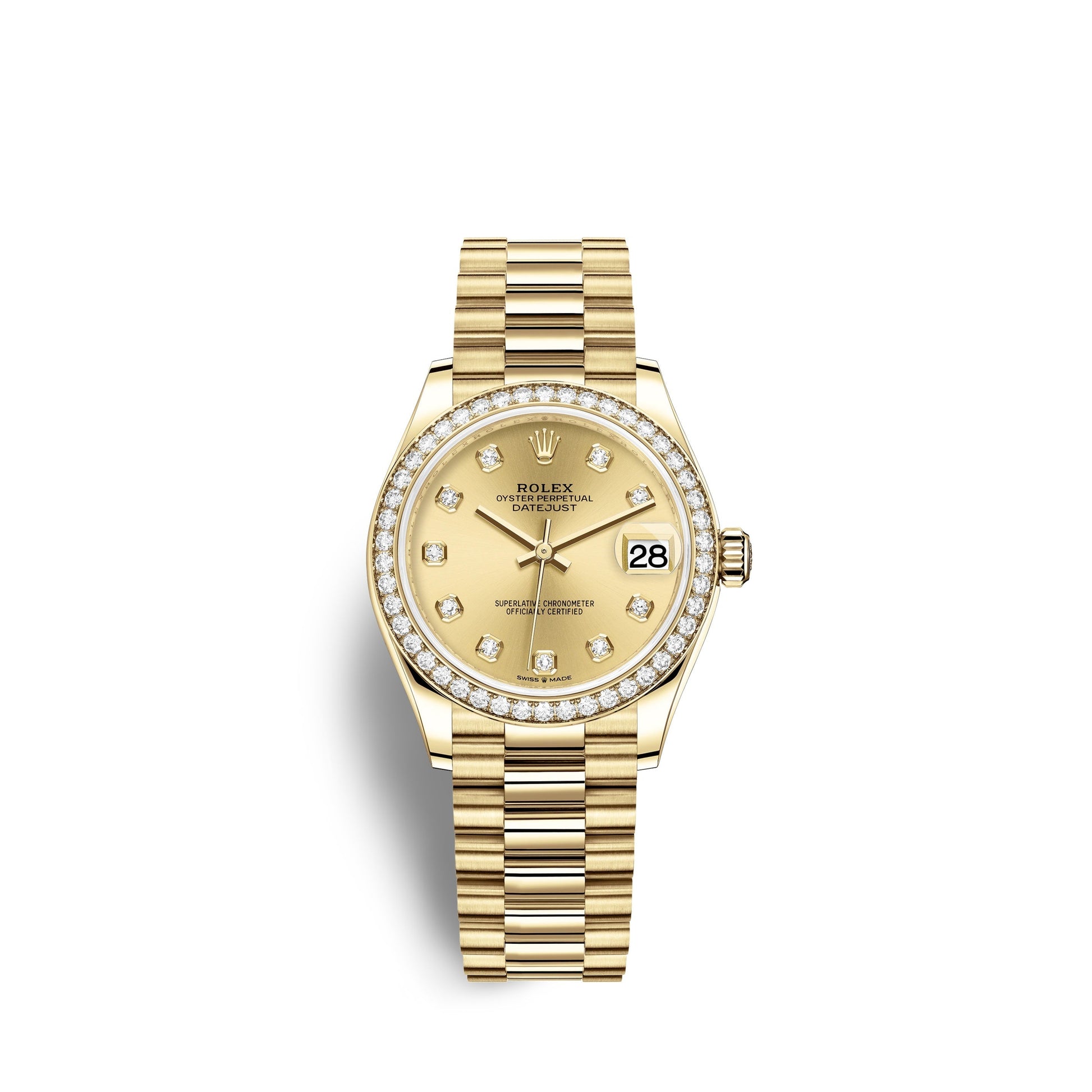 Datejust 31, 18Kt Yellow Gold, Ref# 278288RBR-0005