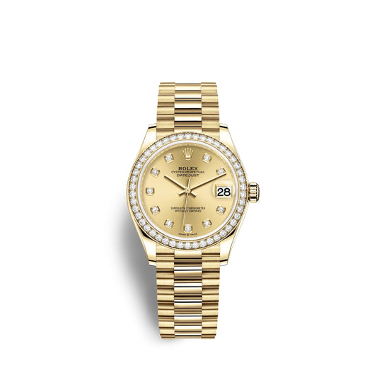 Datejust 31, 18Kt Yellow Gold, Ref# 278288RBR-0005