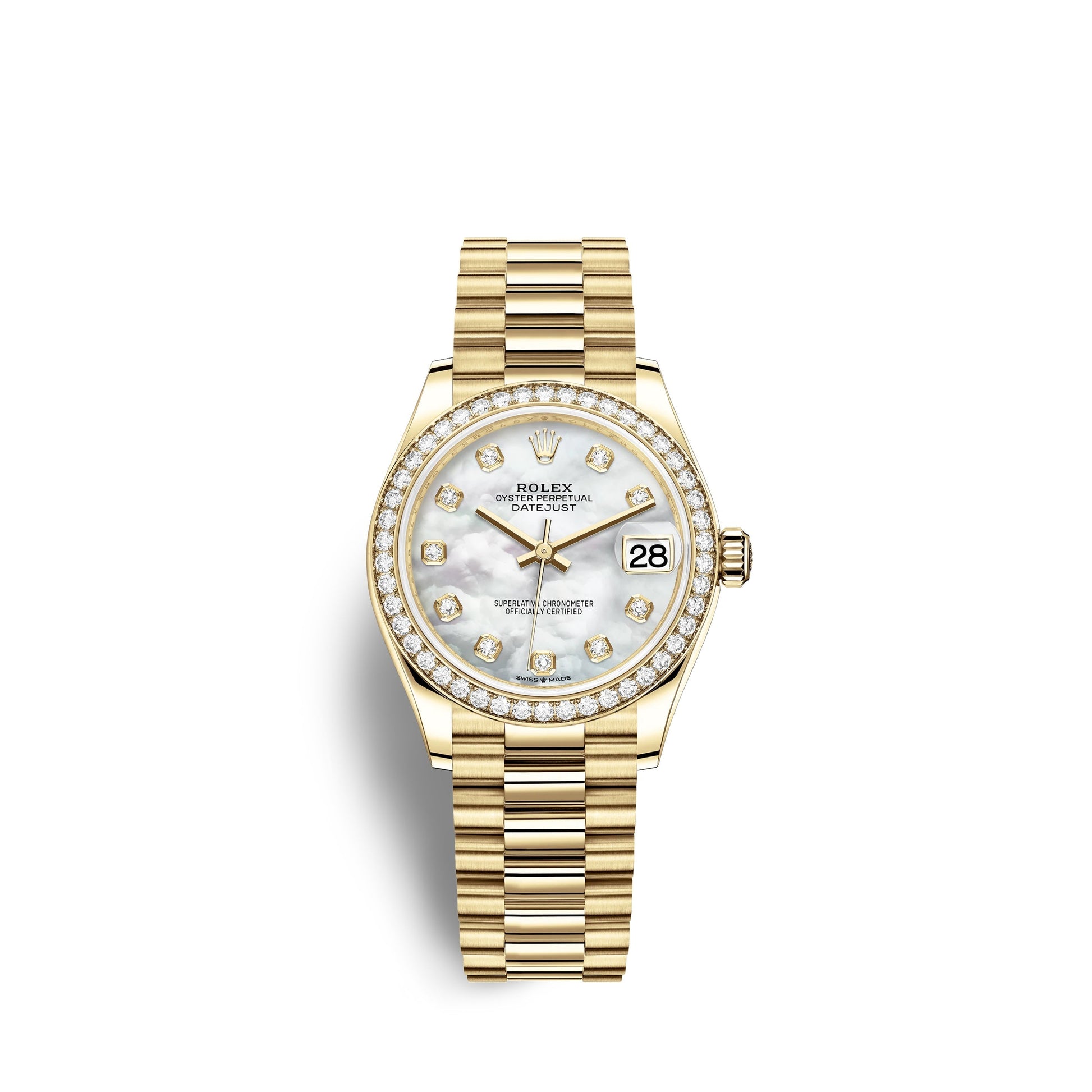 Datejust 31, 18Kt Yellow Gold, Ref# 278288RBR-0006