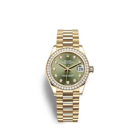 Datejust 31, 18Kt Yellow Gold, Ref# 278288RBR-0007