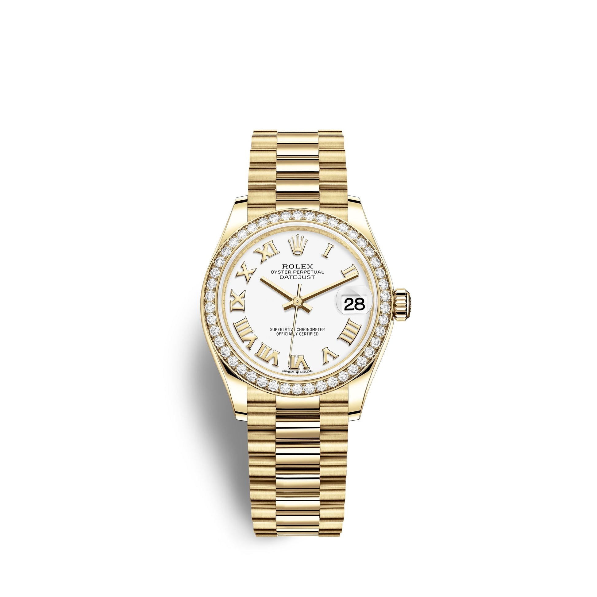 Datejust 31, 18Kt Yellow Gold, Ref# 278288RBR-0009