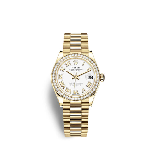 Datejust 31, 18Kt Yellow Gold, Ref# 278288RBR-0009