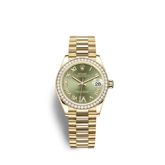 Datejust 31, 18Kt Yellow Gold, Ref# 278288RBR-0024