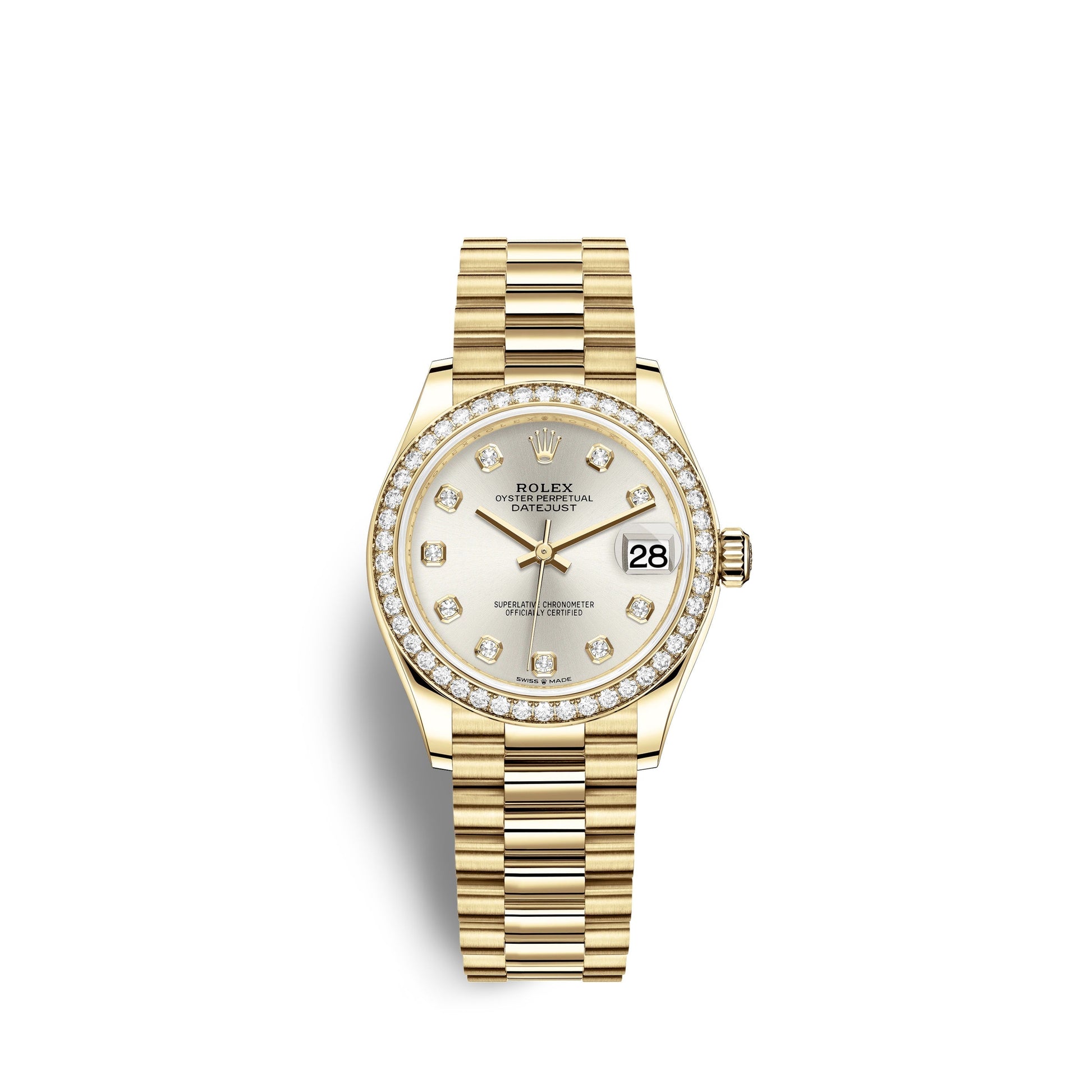 Datejust 31, 18Kt Yellow Gold, Ref# 278288RBR-0028