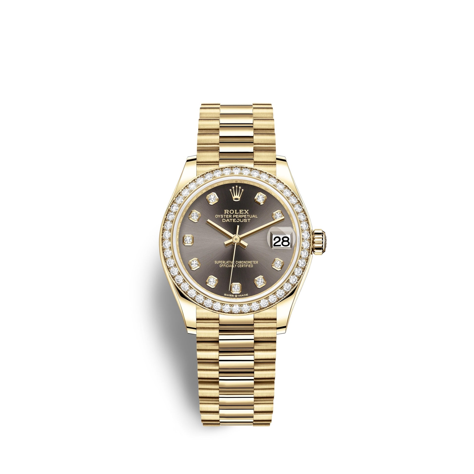 Datejust 31, 18Kt Yellow Gold, Ref# 278288RBR-0030