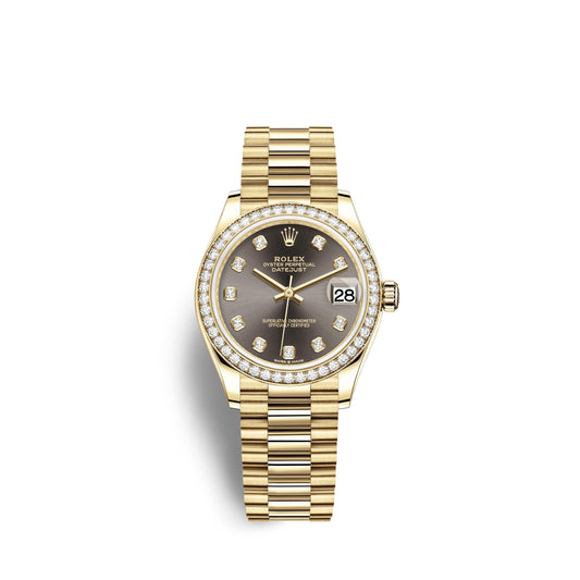 Datejust 31, 18Kt Yellow Gold, Ref# 278288RBR-0030
