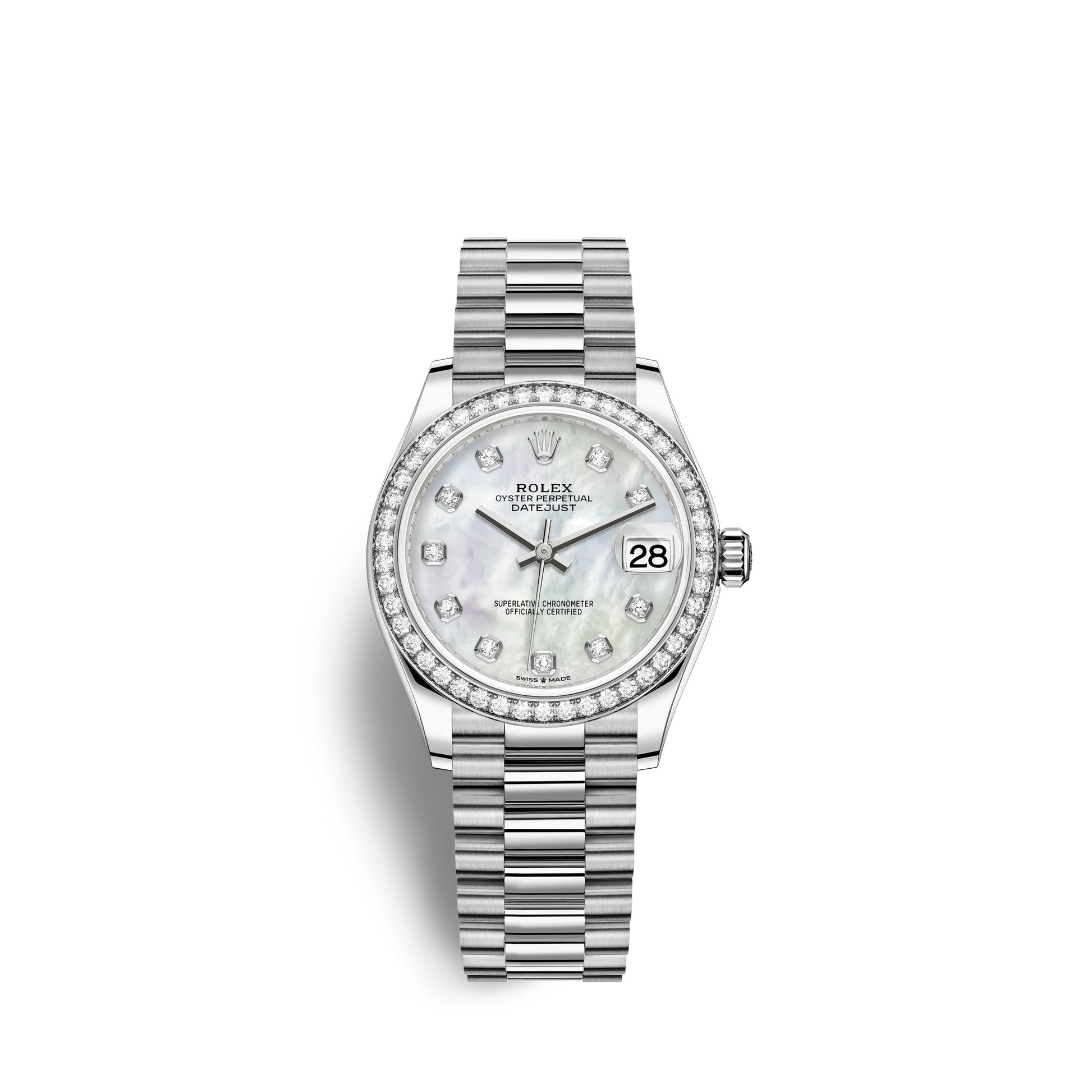 Datejust 31, 18Kt White Gold, Ref# 278289RBR-0005