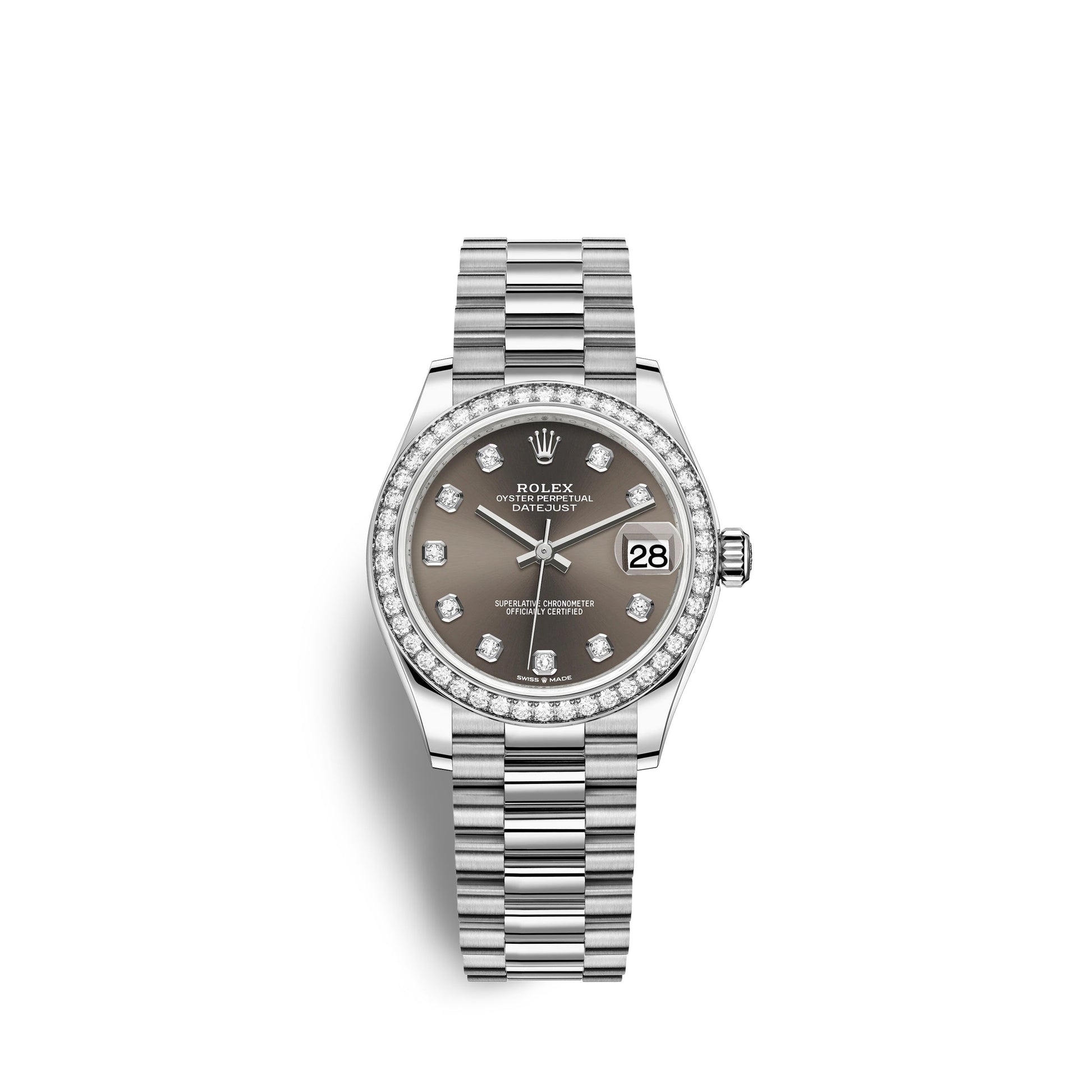 Datejust 31, 18Kt White Gold, Ref# 278289RBR-0006