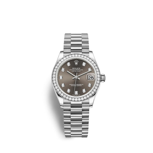 Datejust 31, 18Kt White Gold, Ref# 278289RBR-0006