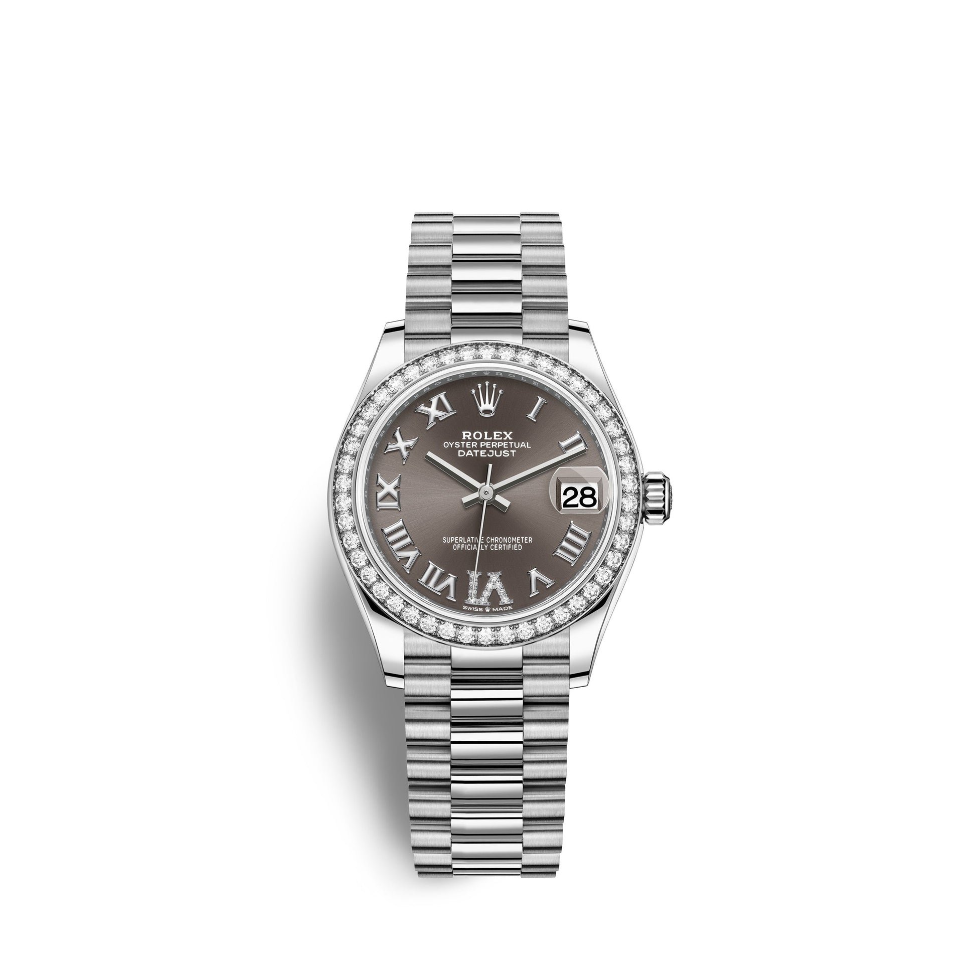Datejust 31, 18Kt White Gold, Ref# 278289RBR-0020