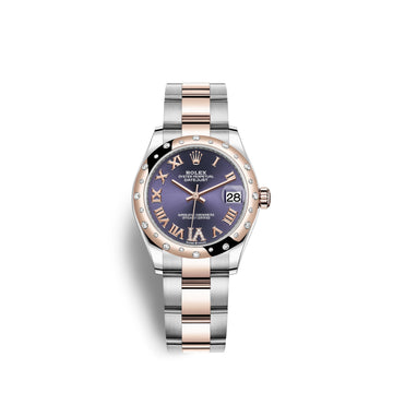 Datejust 31, Oystersteel, 18Kt Everose Gold and Diamonds, Ref# 278341RBR-0019
