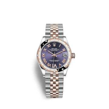 Datejust 31, Oystersteel, 18Kt Everose Gold and Diamonds, Ref# 278341RBR-0020
