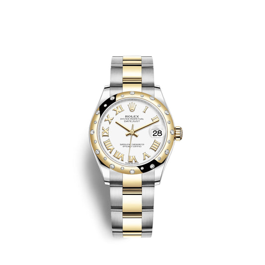Datejust 31, Oystersteel, 18Kt Yellow Gold and Diamonds, Ref# 278343RBR-0001