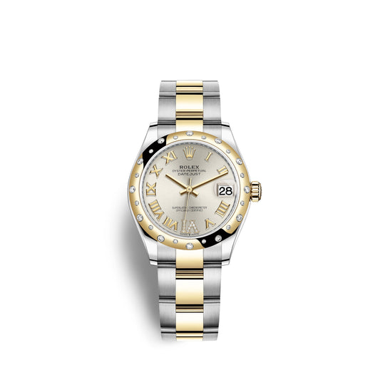 Datejust 31, Oystersteel, 18Kt Yellow Gold and Diamonds, Ref# 278343RBR-0003