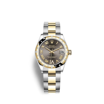 Datejust 31, Oystersteel, 18Kt Yellow Gold and Diamonds, Ref# 278343RBR-0017