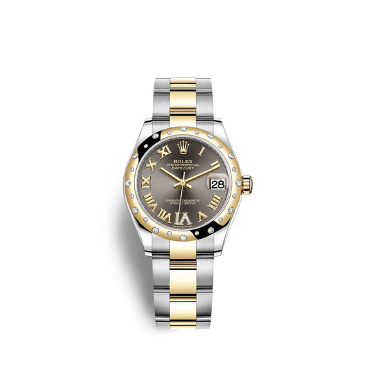 Datejust 31, Oystersteel, 18Kt Yellow Gold and Diamonds, Ref# 278343RBR-0017