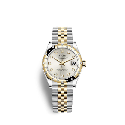 Datejust 31, Oystersteel, 18Kt Yellow Gold and Diamonds, Ref# 278343RBR-0020