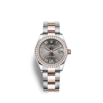 Datejust 31, Oystersteel, 18Kt Everose Gold and Diamonds, Ref# 278381RBR-0029