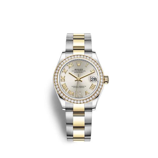 Datejust 31, Oystersteel, 18Kt Yellow Gold and Diamonds, Ref# 278383RBR-0003