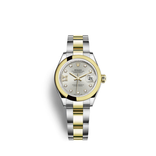 Lady-Datejust 28, Oystersteel and 18K Yellow Gold, Ref# 279163-0004