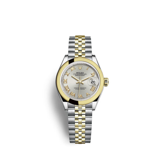 Lady-Datejust 28, Oystersteel and 18K Yellow Gold, Ref# 279163-0005