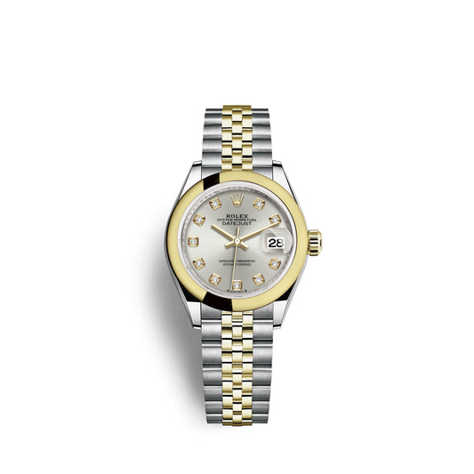 Lady-Datejust 28, Oystersteel and 18K Yellow Gold, Ref# 279163-0007