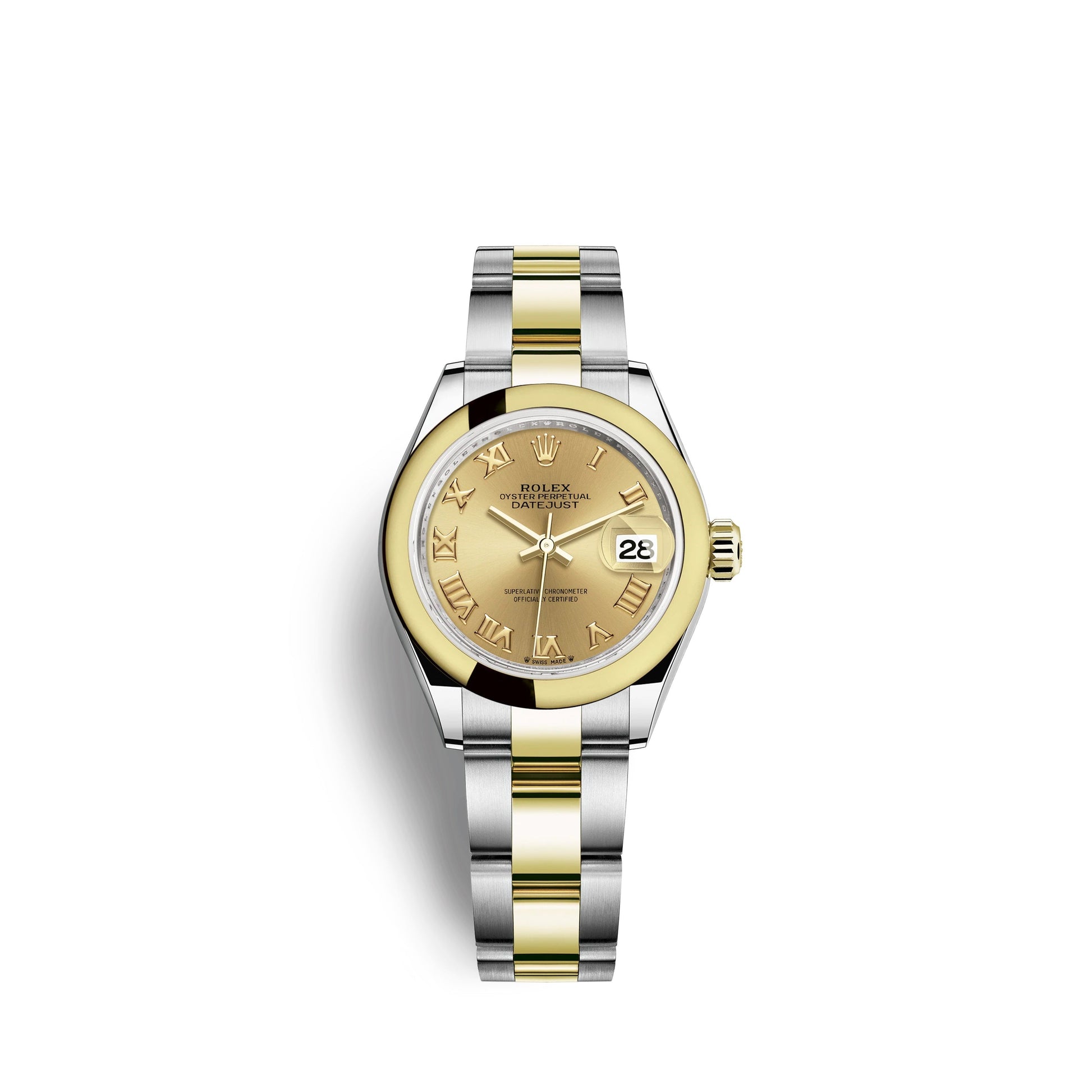 Lady-Datejust 28, Oystersteel and 18K Yellow Gold, Ref# 279163-0010