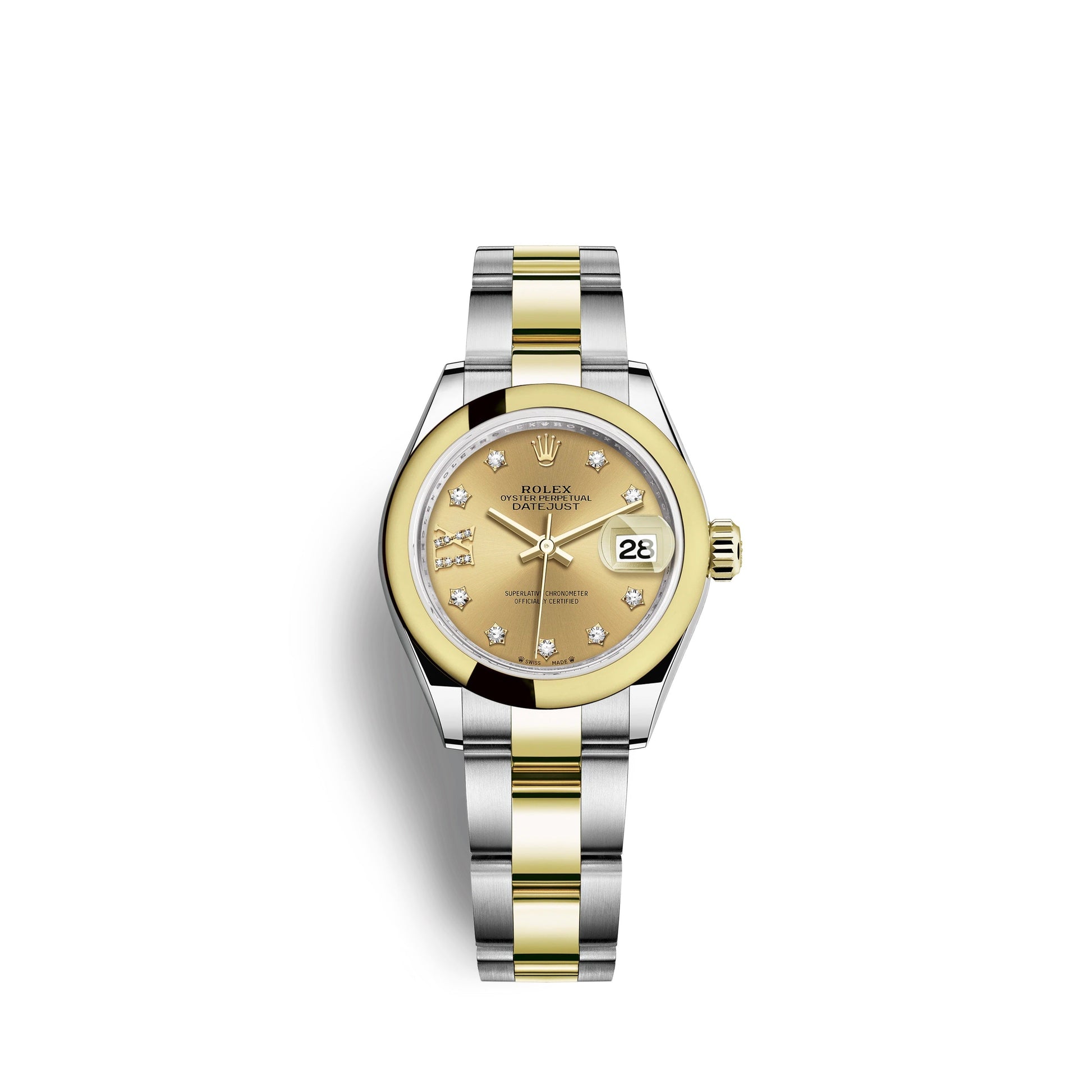 Lady-Datejust 28, Oystersteel and 18K Yellow Gold, Ref# 279163-0021