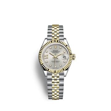 Lady-Datejust 28, Oystersteel and 18K Yellow Gold, Ref# 279173-0003