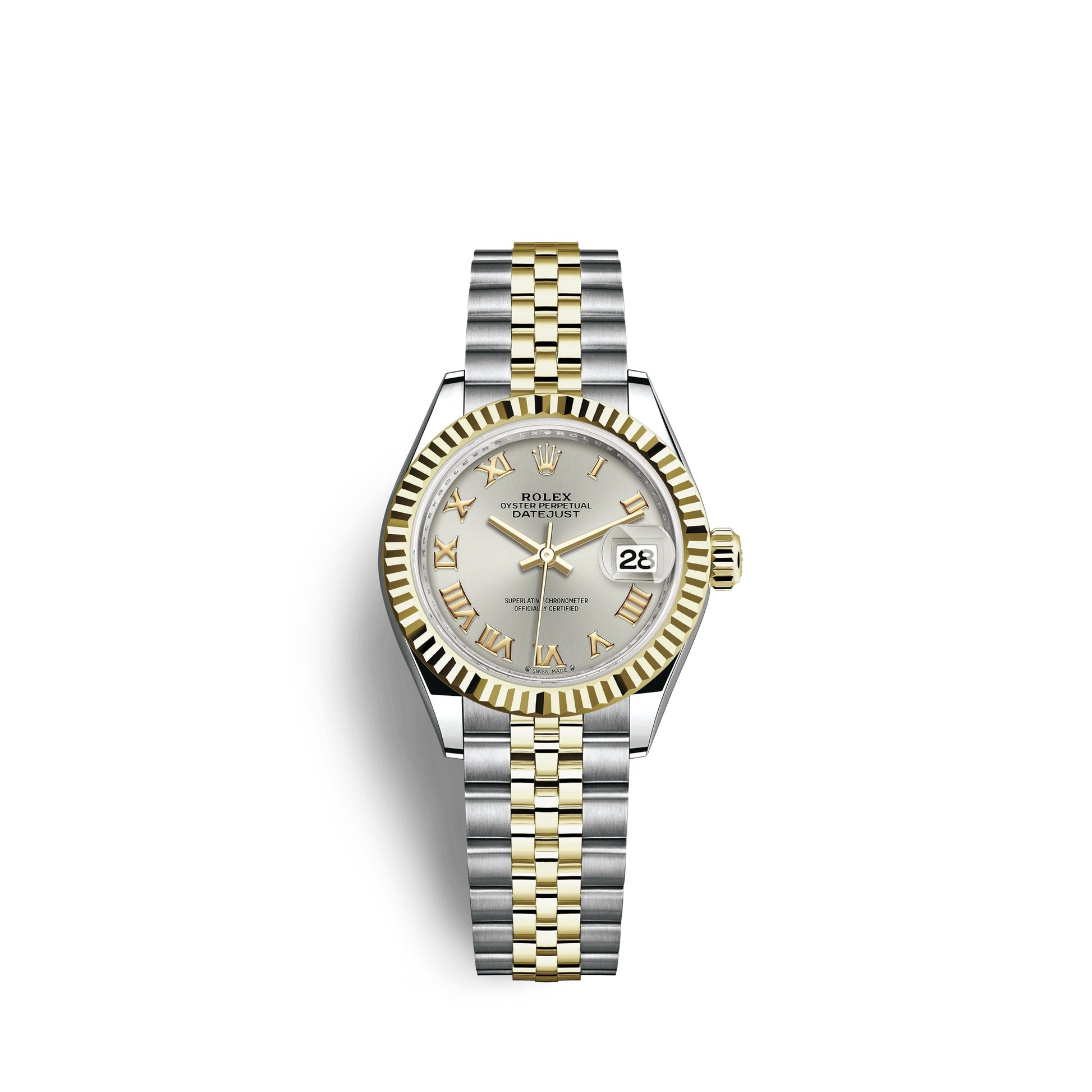 Lady-Datejust 28, Oystersteel and 18K Yellow Gold, Ref# 279173-0005