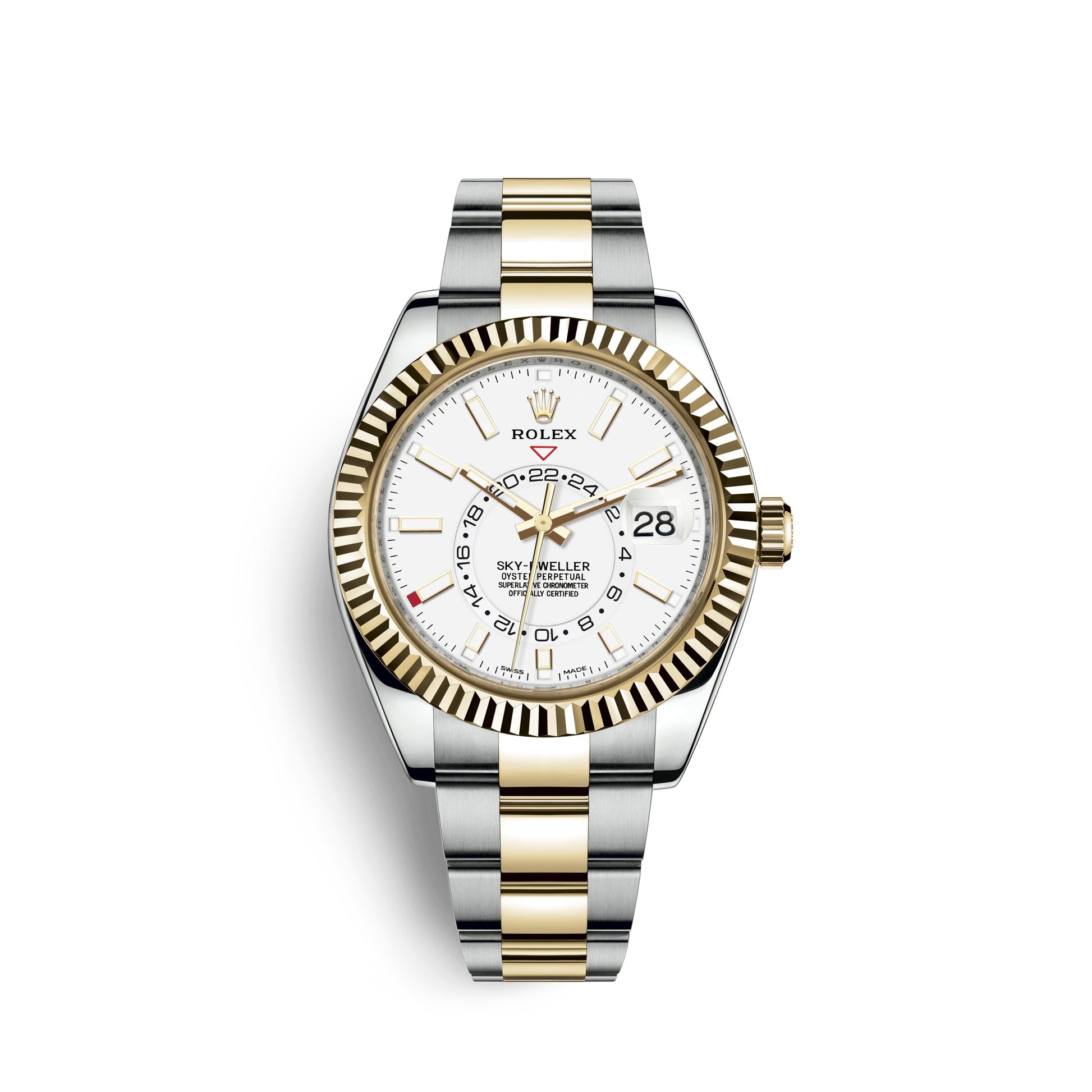 Sky-Dweller 42Mm, Oystersteel and 18K Yellow Gold, Ref# 326933-0009
