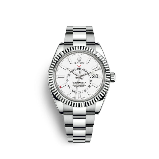 Sky-Dweller 42Mm, Oystersteel and 18K White Gold, Ref# 326934-0001
