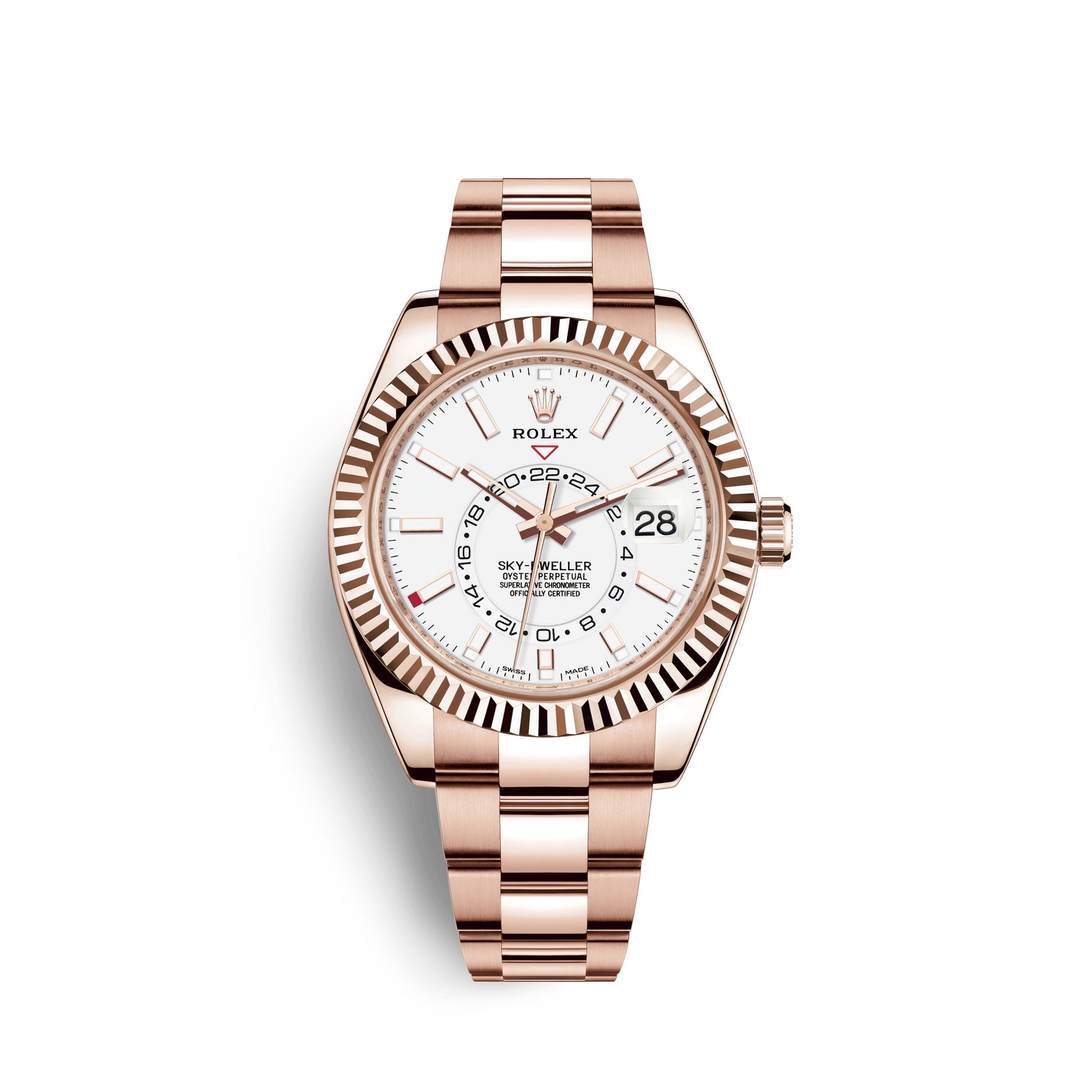 Sky-Dweller 42Mm, 18K Everose Gold, Ref# 326935-0005