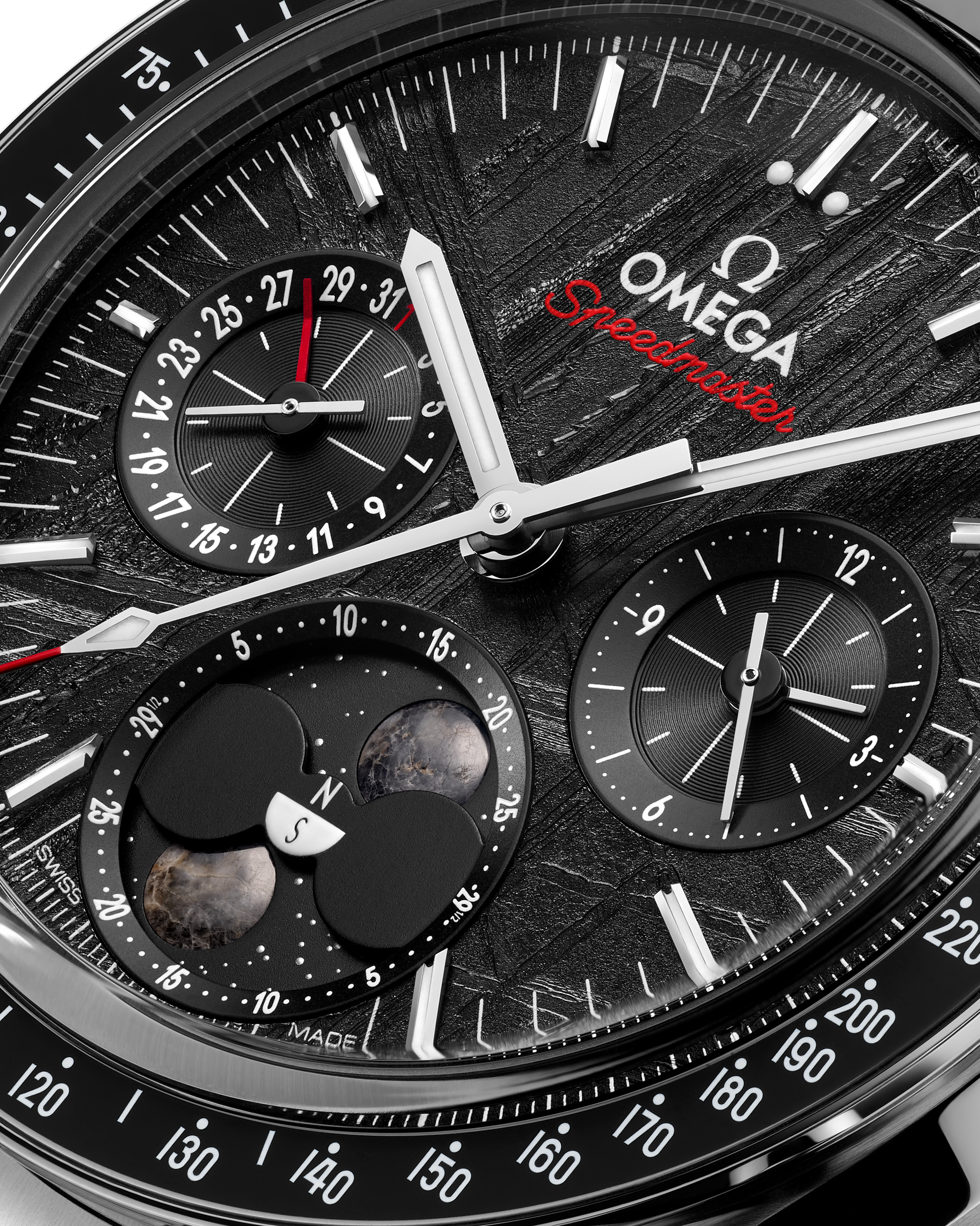 Unworn,  Speedmaster Moonphase, Stainless Steel, Chronograph, 43 Mm, Ref# 304.30.43.52.01.001, Box and Papers