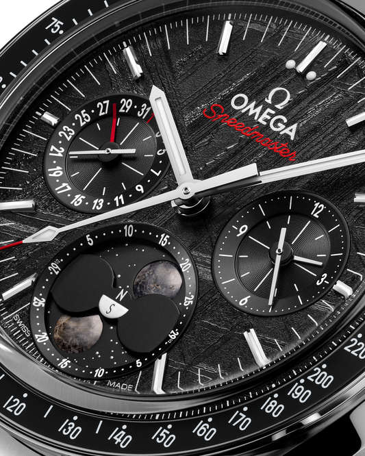 Unworn,  Speedmaster Moonphase, Stainless Steel, Chronograph, 43 Mm, Ref# 304.30.43.52.01.001, Box and Papers